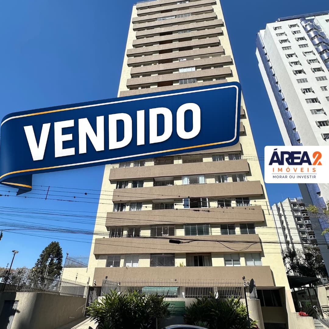 Apartamento 3 quartos com suíte, face norte e 91,88 m² no Água Verde, Curitiba