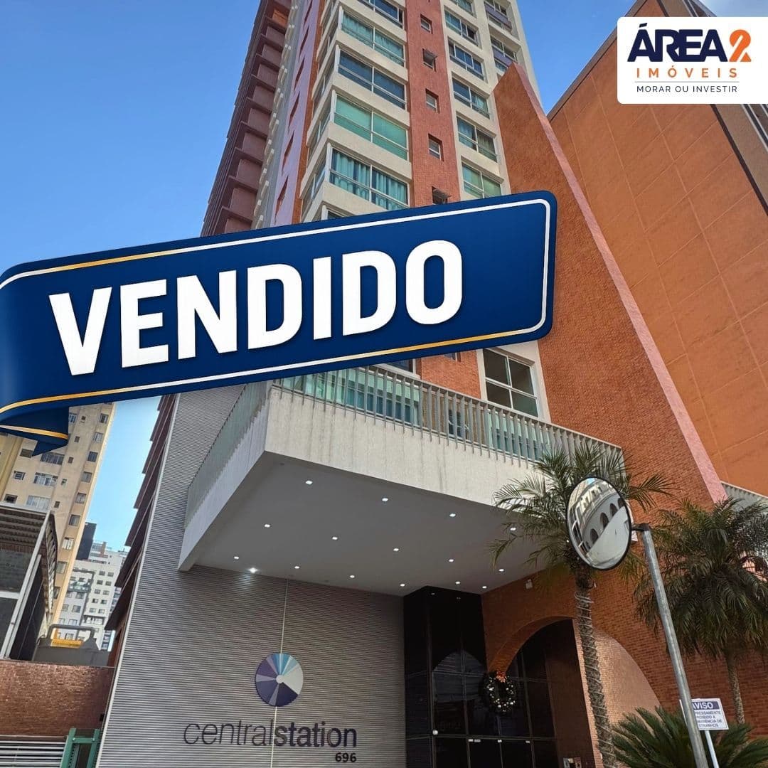 Apartamento 1 suíte com lazer completo no Centro de Curitiba